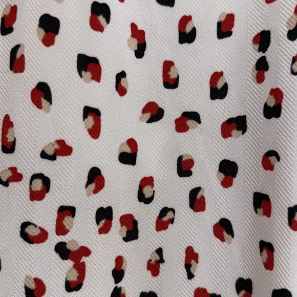 Perfectly Pricila white Colored Dots Sleeveless women top Size L - Picture 5 of 5